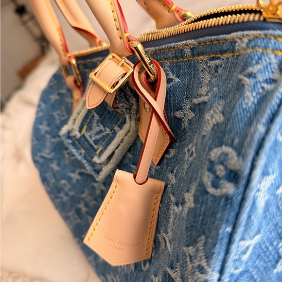Louis Vuitton Denim Monogram Soft speedy 30 (2026!) - Picture 5 of 9